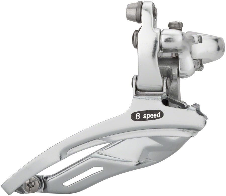 microSHIFT R538 Front Derailleur 8-Speed Triple 52/42/30, 28.6/31.8 Band Clamp, Compatible with Shimano Compatible