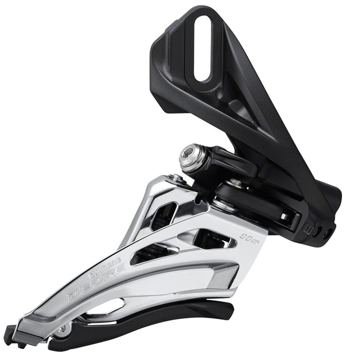 Shimano Deore FD-M5100-D Front Derailleur - 11-Speed, Double, Side Swing, Front Pull, Direct Mount, Black/Silver