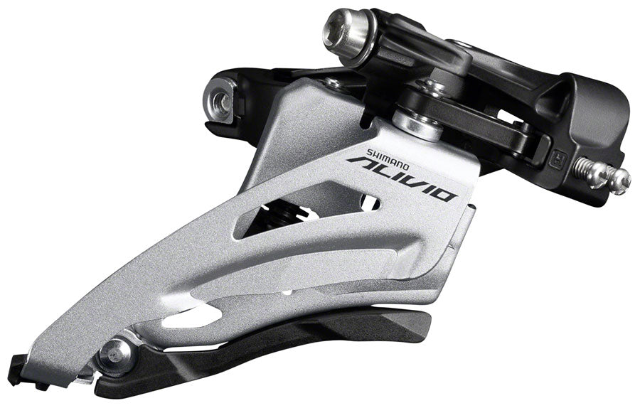 Shimano Alivio FD-M3120-M-B Front Derailleur - 2x9-Speed, Side Swing, Front Pull, 34.9/31.8/28.6mm Clamp Band, 36t Max