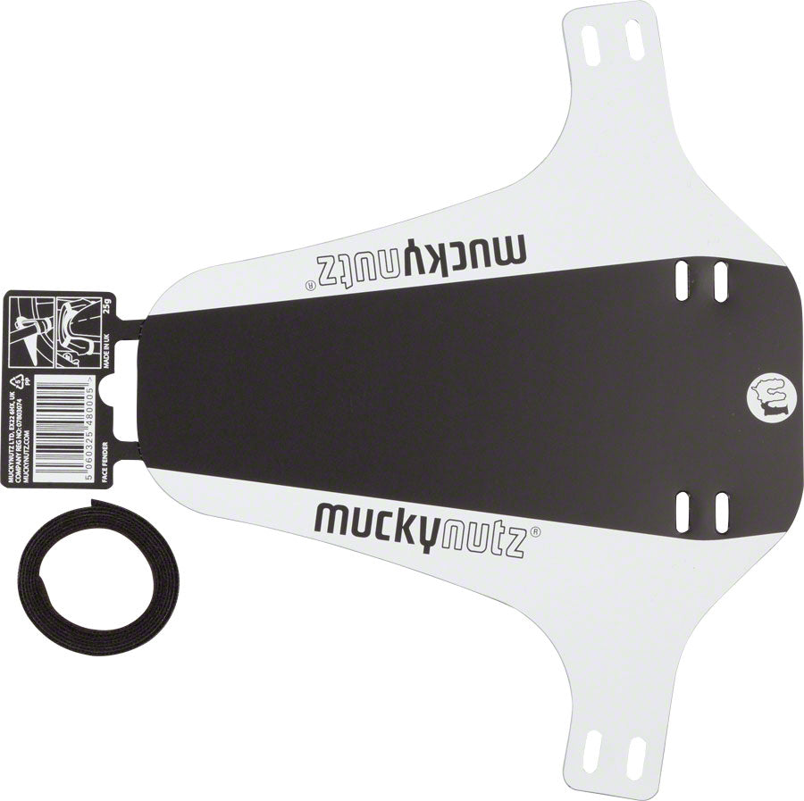 Mucky Nutz Face Fender, White/Black