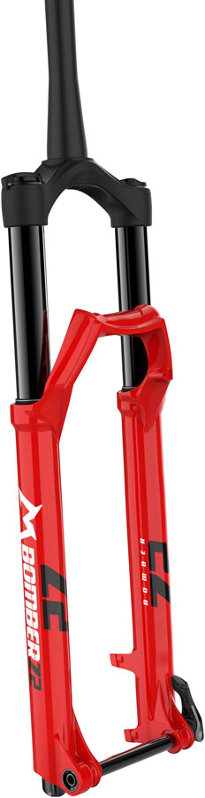 Marzocchi Bomber Z2 Suspension Fork - 29", 140 mm, 15 x110 mm, 44 mm Offset, Gloss Red, RAIL, Sweep Adjust