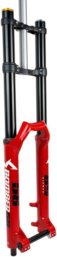 Marzocchi Bomber 58 Suspension Fork - 27.5", 203mm, Grip Damper, 20 x 110mm, 51mm Offset, Gloss Red