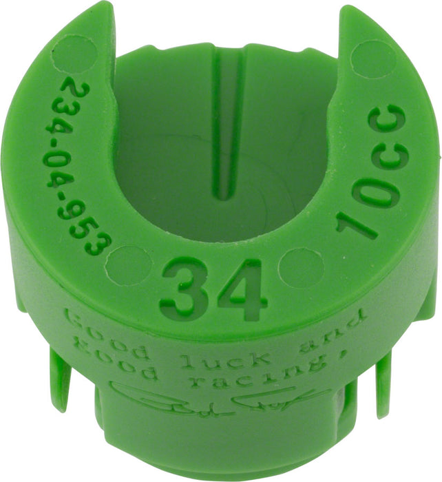 Fox Shox Volume Spacer, 10cc, Green, 34 Float NA2, Bag/5 803-01-667