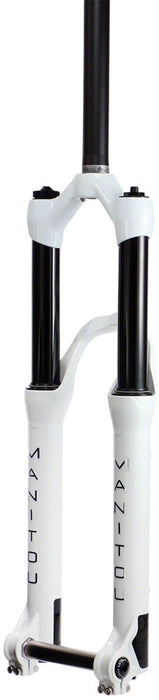 Manitou Circus Expert Straight TA-D 26" Fork, 100mm, White