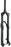 Manitou Circus Expert Tapered TA-D 26" Fork, 100mm - Black