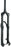 Manitou Circus Expert Tapered TA-D 26" Fork, Black