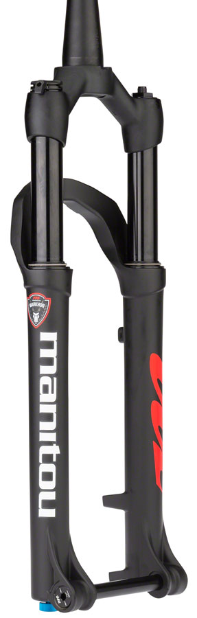 Manitou Markhor Suspension Fork - 29", 100 mm, 15 x 110 mm, 48 mm Offset, Matte Black