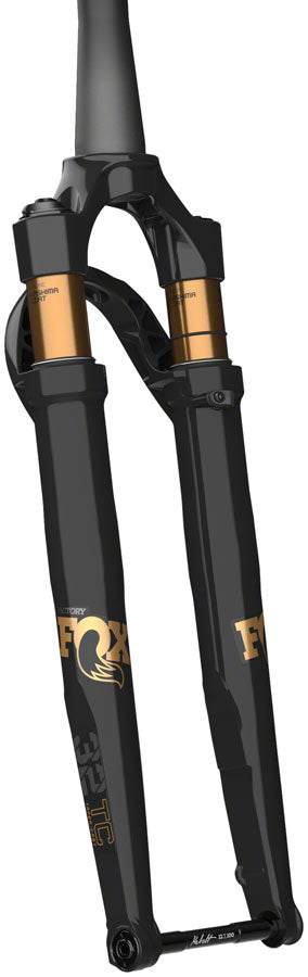 FOX 32 Taper-Cast Factory Suspension Fork - 700c, 40 mm, 12 x 100 mm, 45 mm Offset, Shiny Black, FIT4, 3-Position