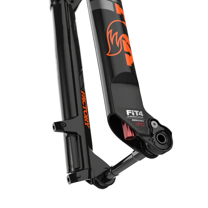 FOX 34 Step-Cast Factory Suspension Fork - 27.5", 120 mm, 15 x 110 mm, 44 mm Offset, Shiny Black, FIT4, 3-Position