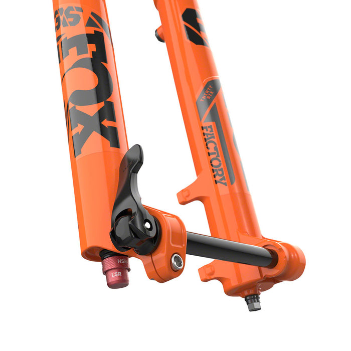 FOX 36 Factory Suspension Fork - 27.5", 160 mm, 15QR x 110 mm, 44 mm Offset, Shiny Orange, GRIP2