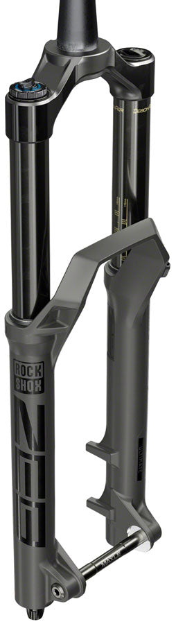 RockShox, ZEB Ultimate, Suspension Fork, 27.5'', DebonAir, 160mm, 1-1/8''-1.5'', 15x110mm TA, Rake: 38mm, Grey