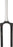 RockShox CSU, Reba Solo Air, 29", Tapered Aluminum Steerer, Diffusion Black, A7 130-150mm
