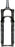 RockShox, Reba 26 RL A2, Suspension Fork, 26'', Air, 100mm, 1-1/8''-1.5'', 15x100mm TA, Rake: 40mm, Black