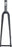 Ritchey WCS Road Fork, Carbon, Straight, Flatmount Disc,12TA