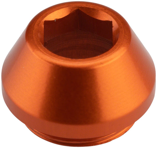 Wolf Tooth 12mm Rear Thru Axle Axle Cap Orange