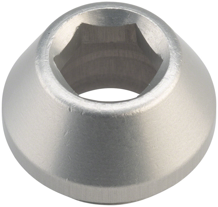 Wolf Tooth 12mm Rear Thru Axle Axle Cap Silver