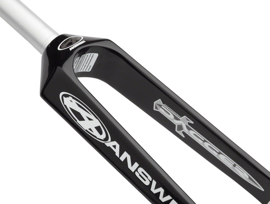 Answer BMX Dagger Pro Fork - 20", 20mm Dropout, Tapered, Black
