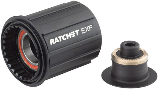 DT Swiss Ratchet EXP Freehub Body - Compatible with Shimano HG 11 Road, Light, Aluminum, Sealed Bearing, QR x 130/135 mm, Kit w/ End Cap