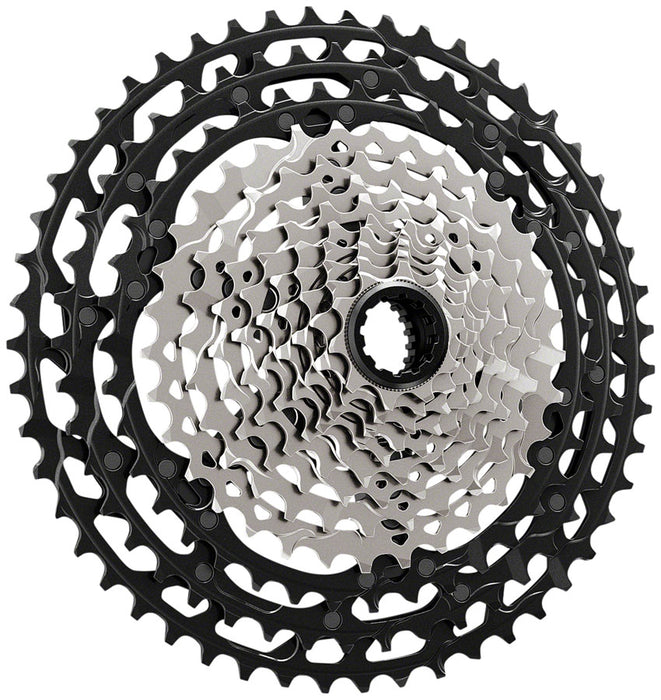 Shimano XTR CS-M9100 Cassette - 12 Speed, 10-51t, Black/Gray, Microspline