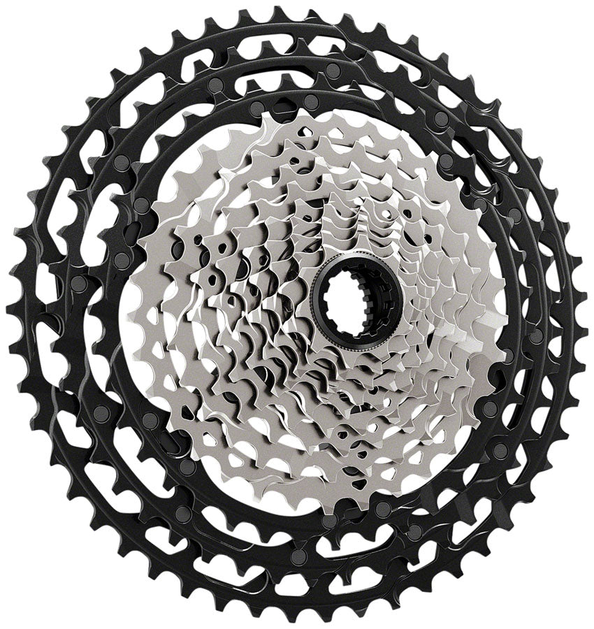 Shimano XTR CS-M9100 Cassette - 12 Speed, 10-51t, Black/Gray, Microspline