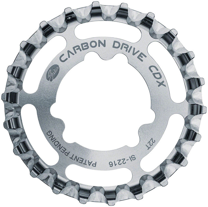 Gates Carbon Drive Belt Drive CDX Rear Cog, Sturmey 31.85mm - 22t 3-Lobe