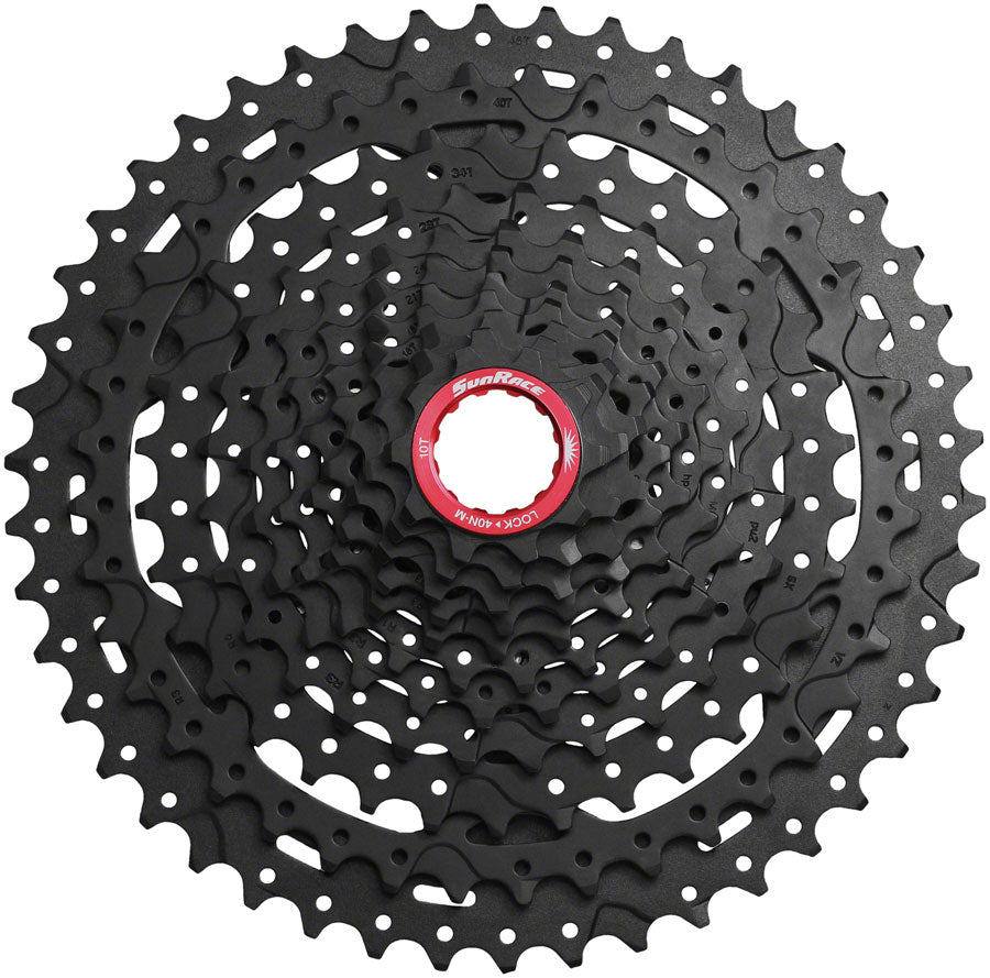 SunRace MX9X Cassette - 11-Speed, 10-46t, Black Chrome, For XD Driver Body