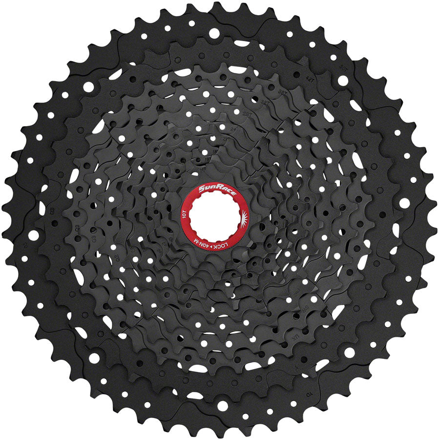 SunRace MZ91X Cassette - 12-Speed, 10-50t, Black Chrome, For XD Driver Body