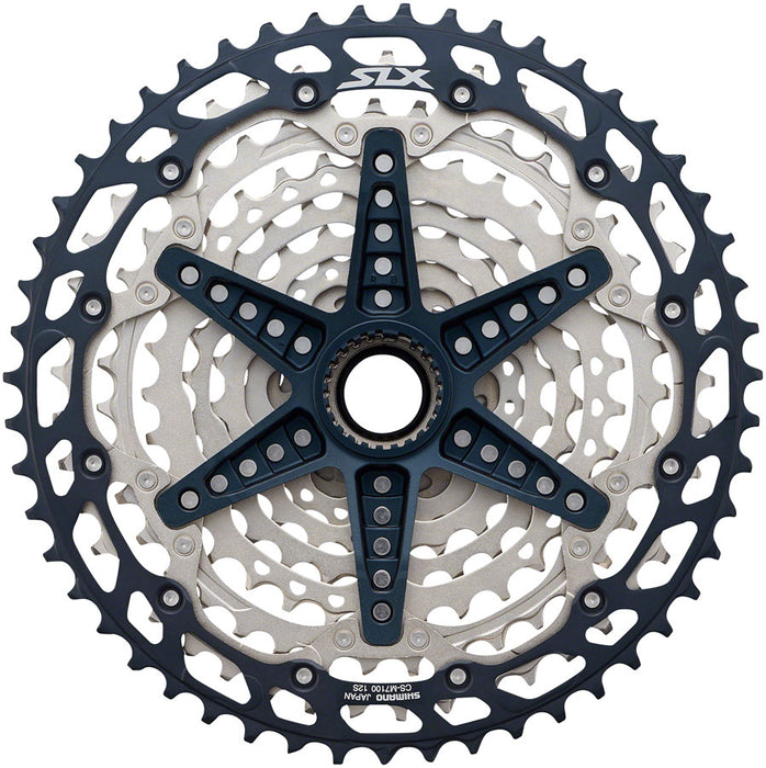 Shimano SLX CS-M7100 Cassette - 12-Speed, 10-45t, Silver/Black, Microspline