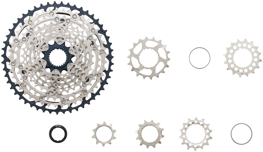 Shimano SLX CS-M7100 Cassette - 12-Speed, 10-45t, Silver/Black, Microspline