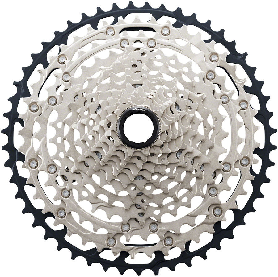 Shimano SLX CS-M7100 Cassette - 12-Speed, 10-51t, Silver/Black, Microspline