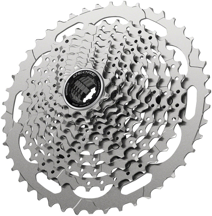 Shimano Deore CS-M4100-10 Cassette - 10-Speed, 11-46t, Silver