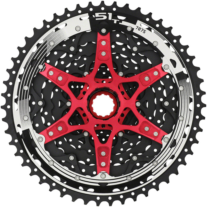 SunRace CSMZ903 Cassette - 12-Speed, 11-51t, Black Chrome