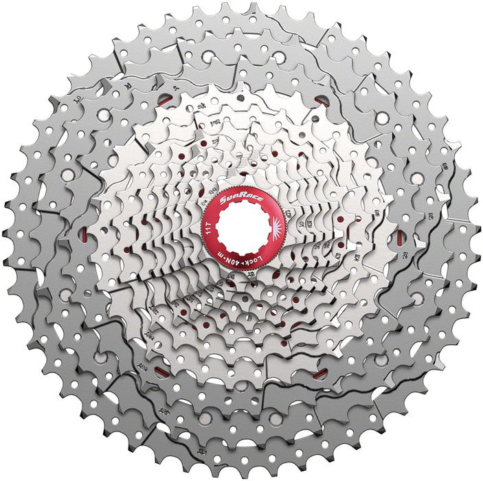 SunRace CSMZ903 Cassette - 12-Speed, 11-51t, Metallic Silver