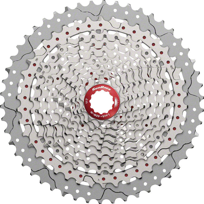 SunRace MX8 Cassette - 11 Speed, 11-50t, Silver