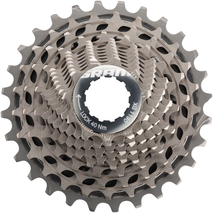 SRAM RED XG-1190 Cassette - 11 Speed 11-28t Silver A2