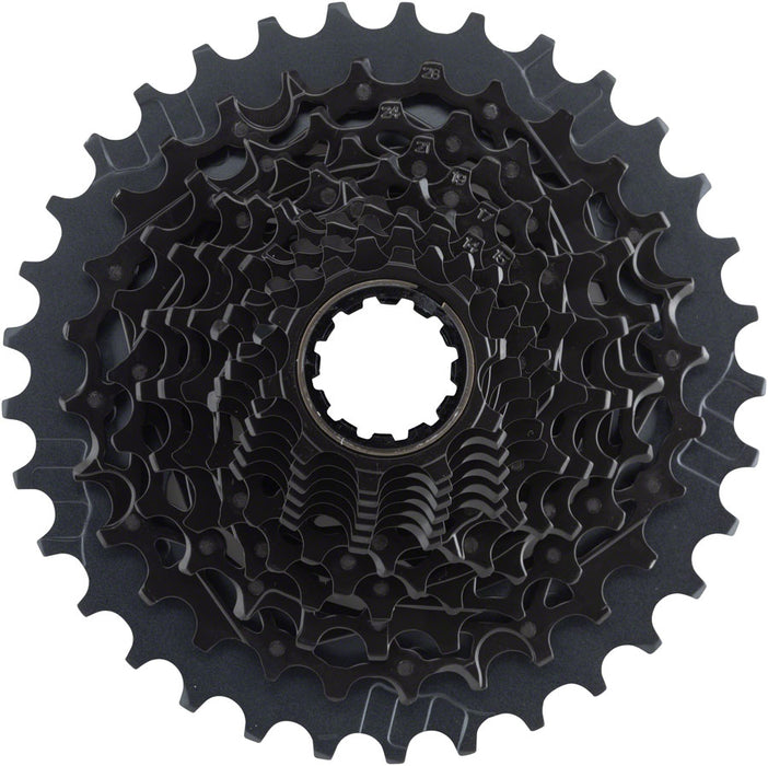 SRAM Force AXS XG-1270 Cassette - 12 Speed, 10-33t, Black, For XDR Driver Body, D1