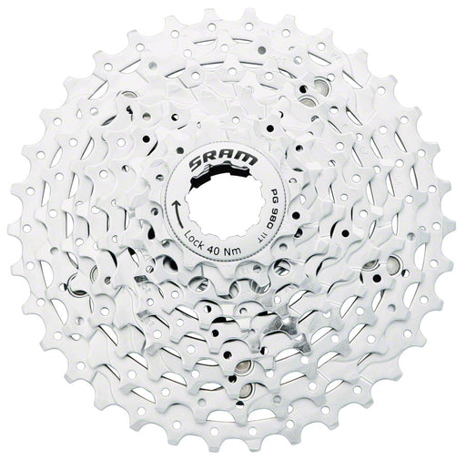 SRAM PG-980 Cassette - 9 Speed 11-34t Silver