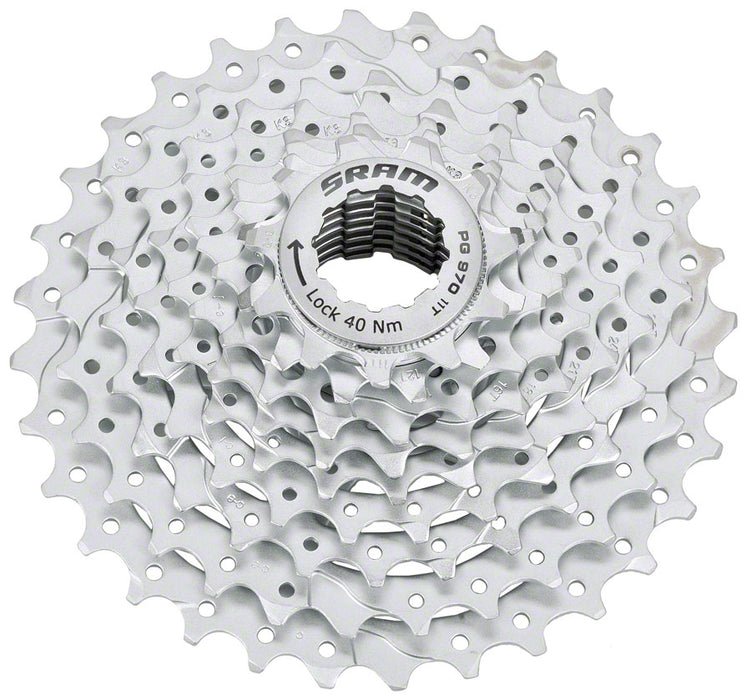 SRAM PG-970 Cassette - 9 Speed 11-32t Silver