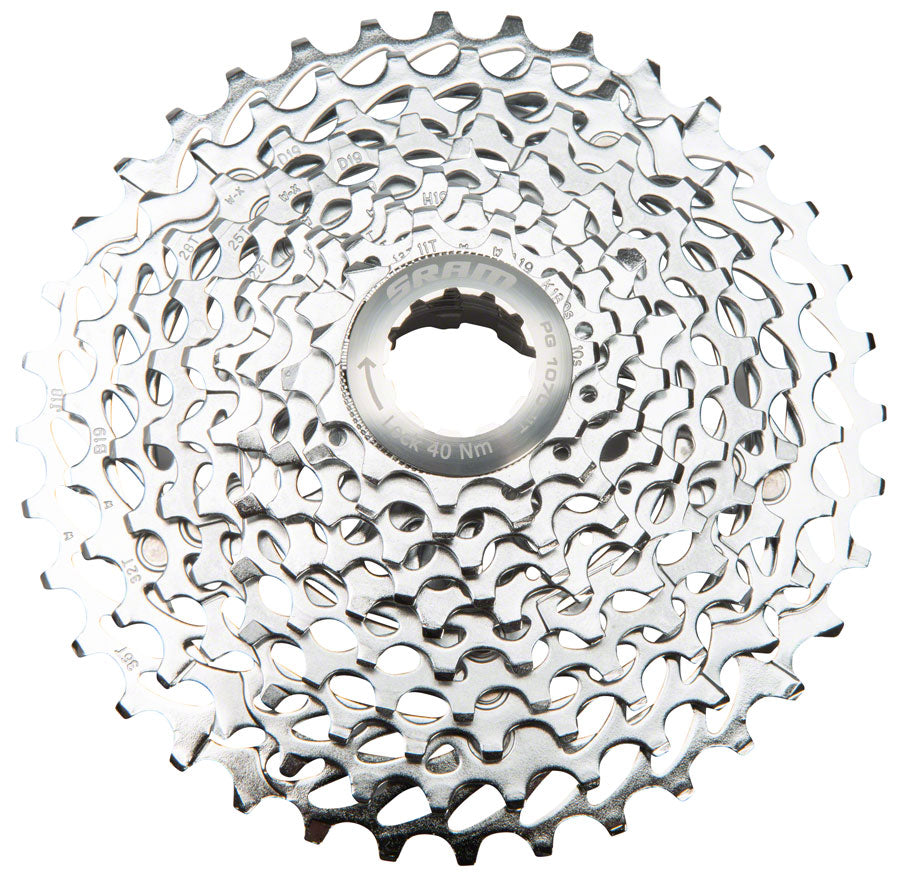 SRAM PG-1070 Cassette - 10 Speed 11-36t Silver