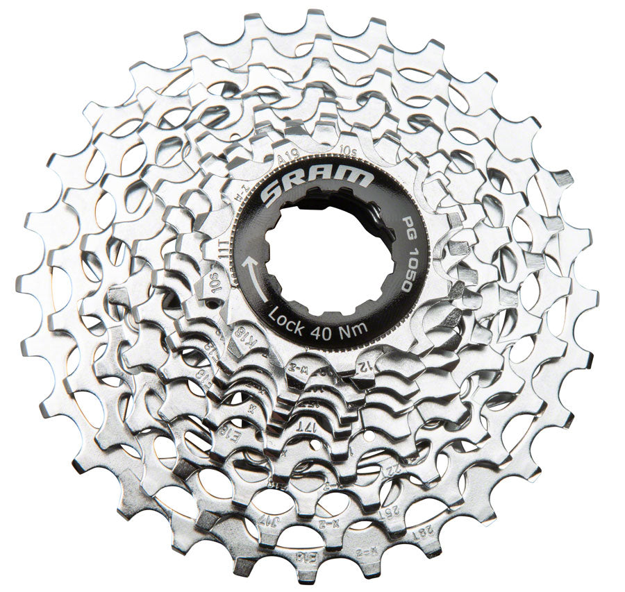 SRAM PG-1050 Cassette - 10 Speed 11-28t Silver