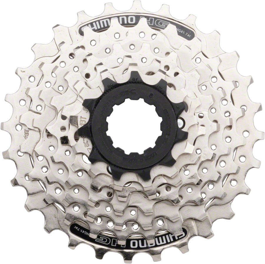 Shimano CS-HG41 Cassette - 7 Speed 11-28t Silver