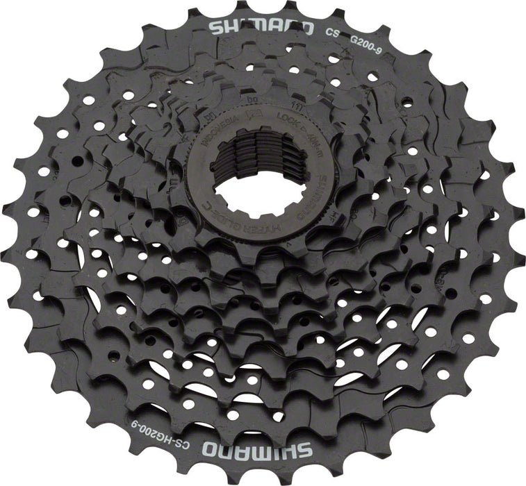 Shimano Tourney CS-HG200 Cassette - 9 Speed 11-32t Black
