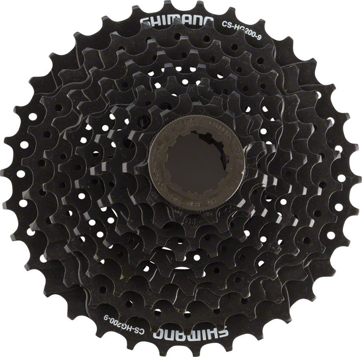 Shimano Tourney CS-HG200 Cassette - 9 Speed 11-34t Black