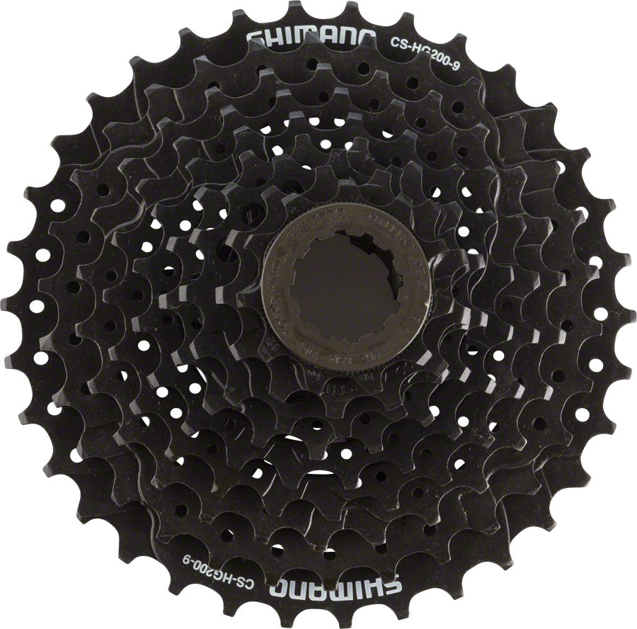 Shimano Tourney CS-HG200 Cassette - 9 Speed 11-34t Black