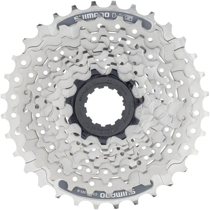 Shimano Alivio CS-HG201 Cassette - 9 Speed, 11-32t, Silver