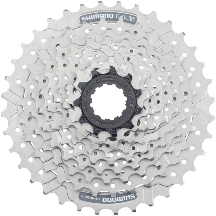 Shimano Alivio CS-HG201 Cassette - 9 Speed, 11-36t, Silver