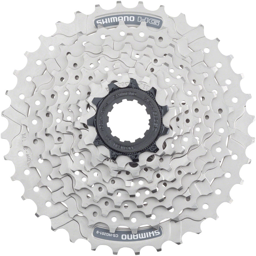 Shimano Alivio CS-HG201 Cassette - 9 Speed, 11-36t, Silver