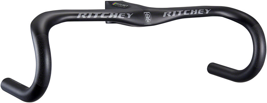 Ritchey WCS Carbon Solostreem Drop Handlebar - Carbon, Integrated, 40cm, Matte Carbon, 100mm