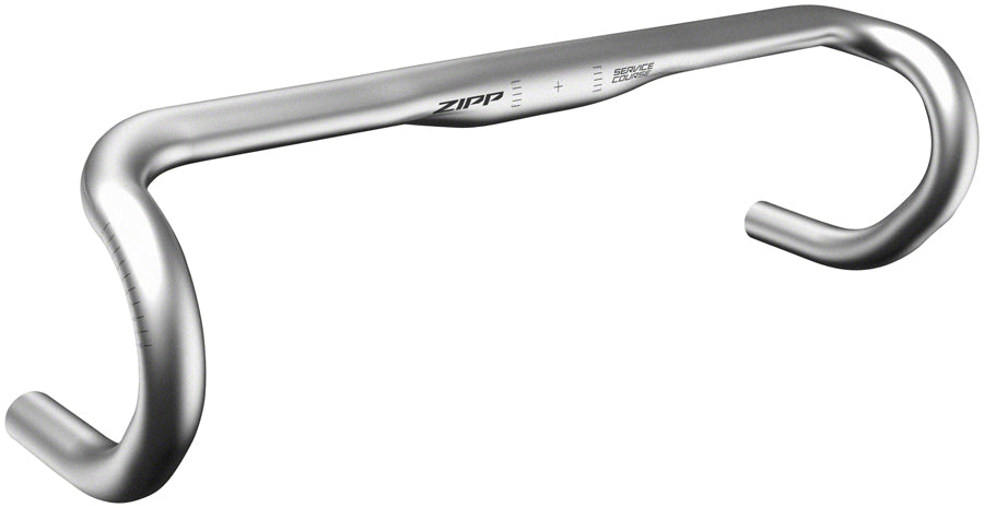 Zipp, Service Course 70 Ergo, Drop Handlebar, Diameter: 31.8mm, 440mm, Drop: 128mm, Reach: 70mm, Silver