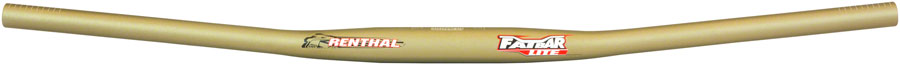 Renthal FatBar Lite Zero Rise Handlebar: 31.8mm, 0x780mm, Gold